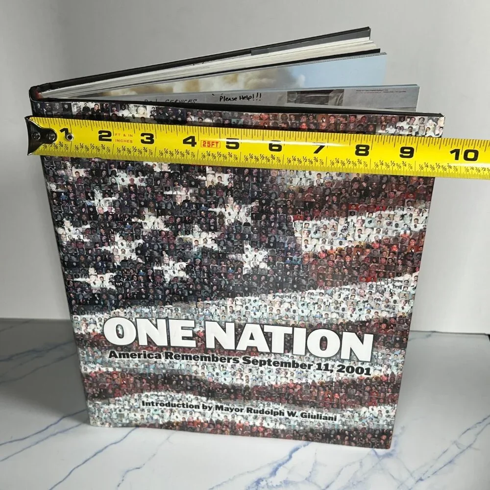 LIFE One Nation America Remembers 9/11 Hardcover Book Twin Towers NYC